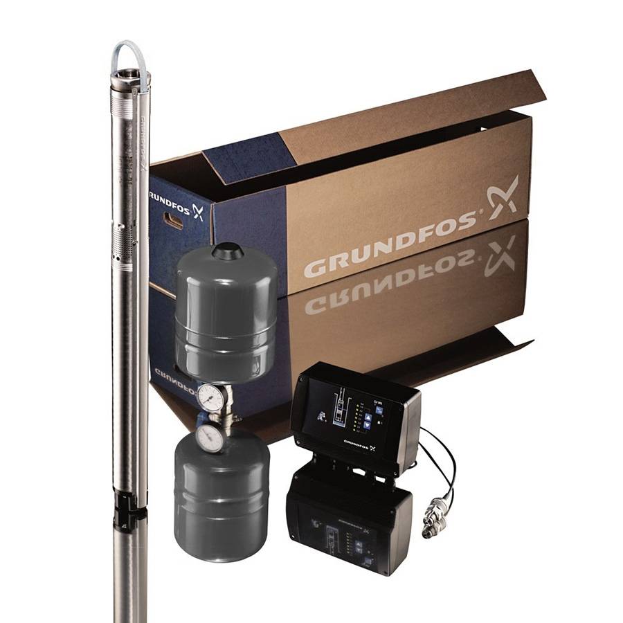 Скважинный насос Grundfos SQE 2-115 комплект Грундфос  по лучшей цене с доставкой - интернет-магазин Прогрессивные решения