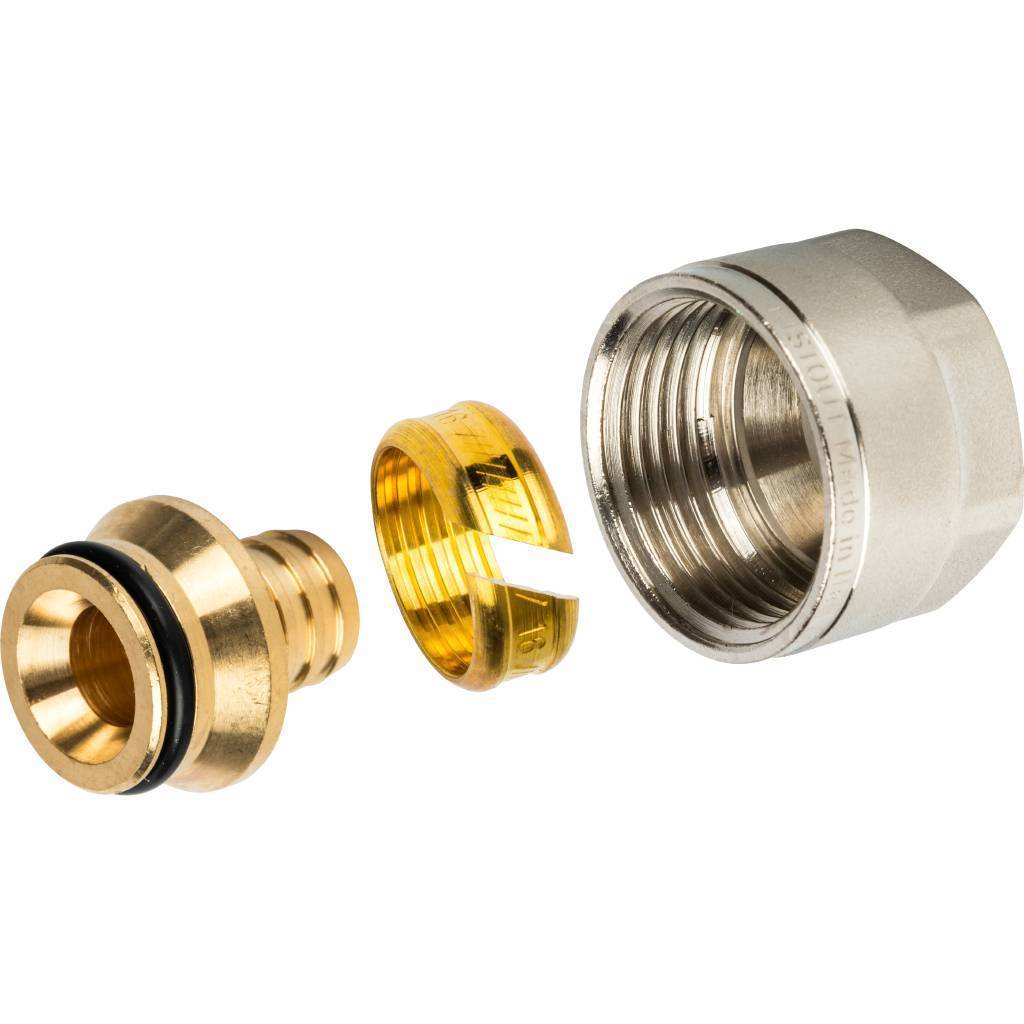 Купить SFC-0020-001620 STOUT  Фитинг компрессионный для труб PEX 16х2,0х3/4 STOUT по лучшей цене с доставкой - интернет-магазин Прогрессивные решения