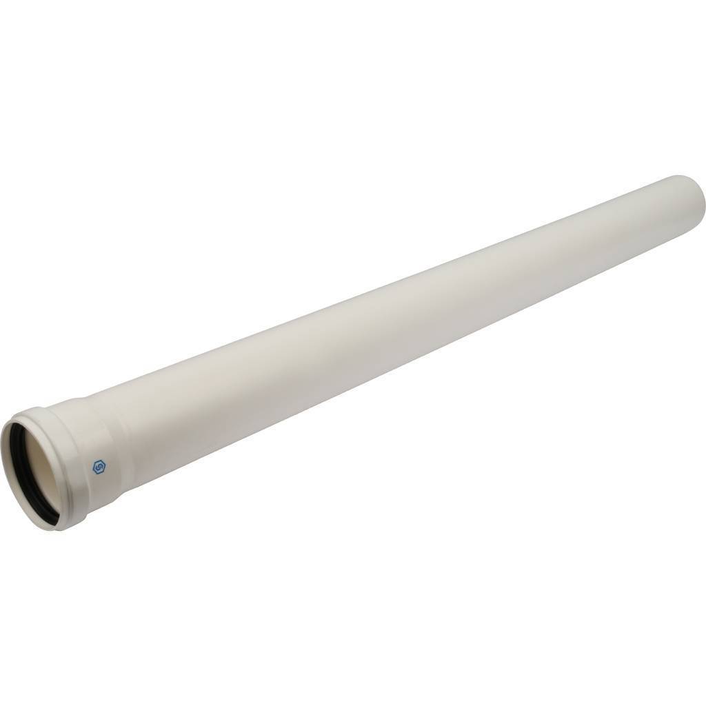 Купить SCA-8080-001000 STOUT   Элемент дымохода конденсац. труба  1000 мм DN80 м/п PP-FE STOUT по лучшей цене с доставкой - интернет-магазин Прогрессивные решения