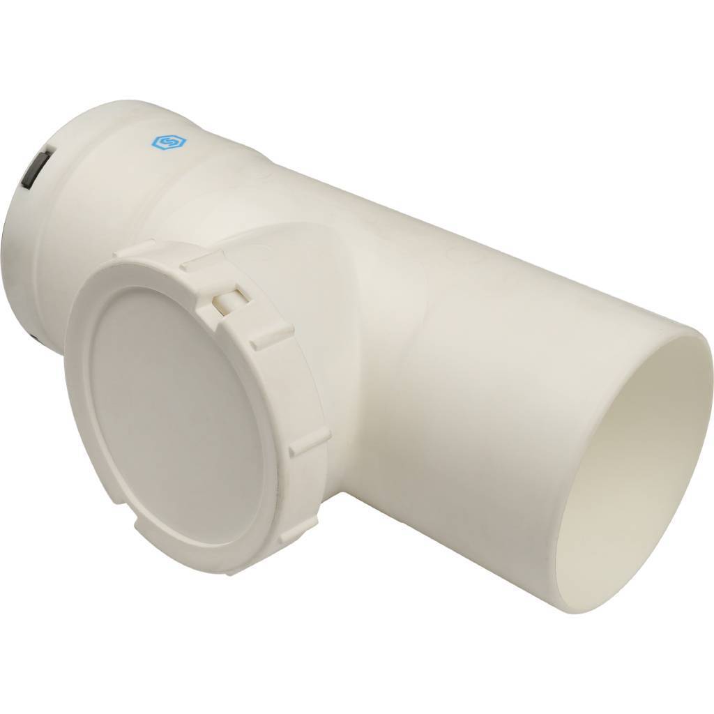 Купить SCA-8080-010210 STOUT   Элемент дымохода конденсац. визуальн инспекция T образн DN80 п/м PP-FE STOUT по лучшей цене с доставкой - интернет-магазин Прогрессивные решения