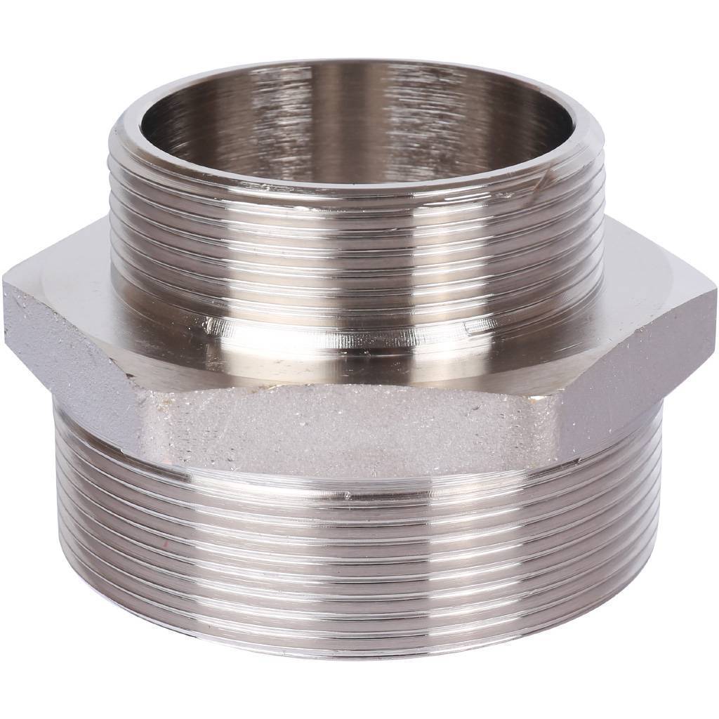Купить SFT-0004-002122 STOUT  Ниппель НН переходной никелированный 2"1/2X2 STOUT по лучшей цене с доставкой - интернет-магазин Прогрессивные решения
