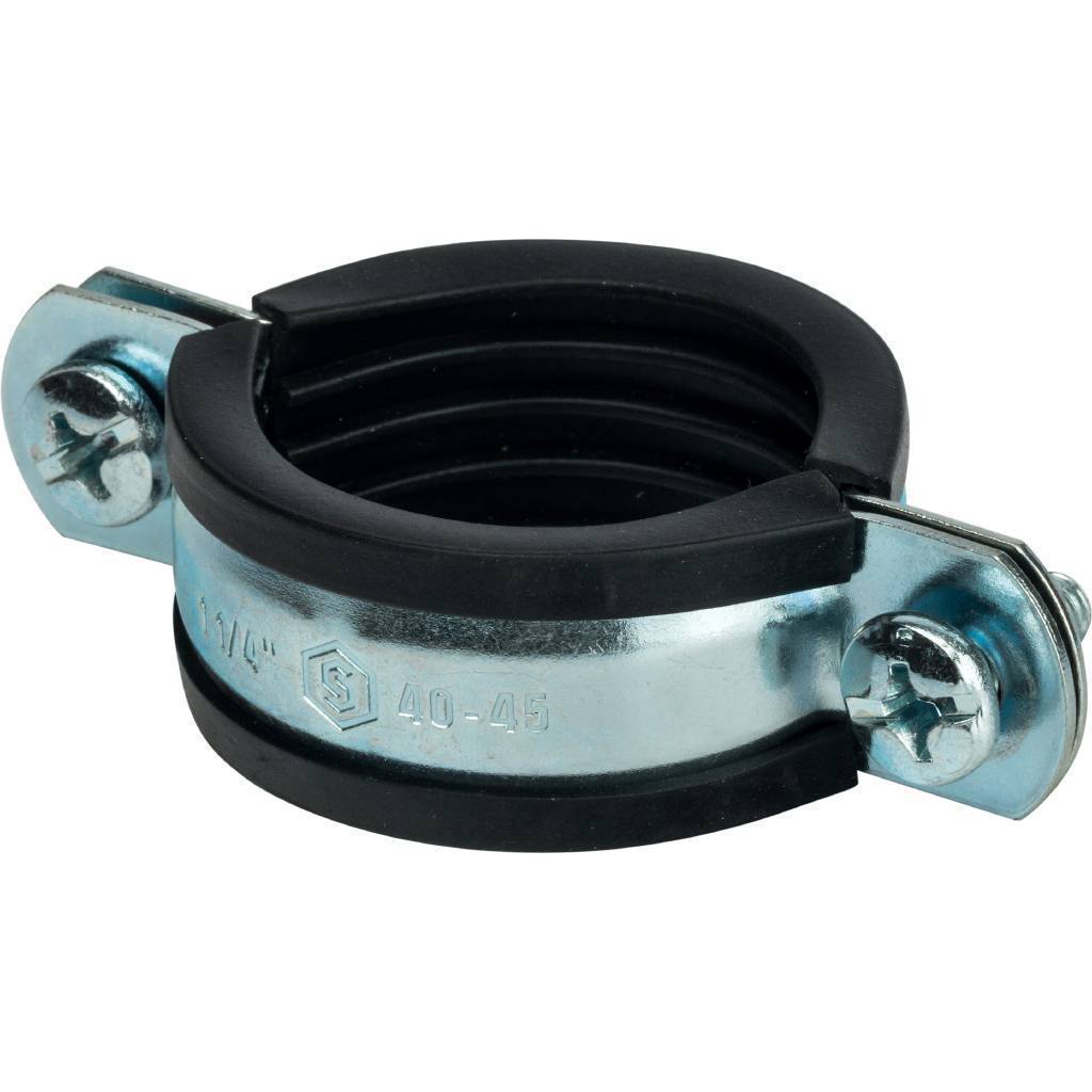 Купить SAC-0020-000114 STOUT SAC-0020 Хомут для труб с гайкой 1 1/4"(40-45) STOUT по лучшей цене с доставкой - интернет-магазин Прогрессивные решения