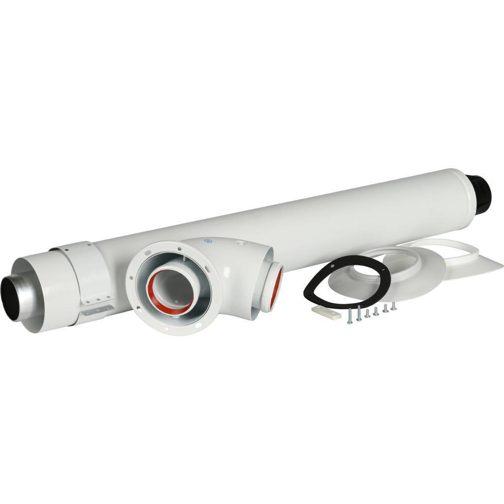 Купить SCA-6010-220850 STOUT  дымоход коаксиальный для прохода через стену (совместимый с Protherm Рысь,Ягуар) D 60/100 STOUT по лучшей цене с доставкой - интернет-магазин Прогрессивные решения