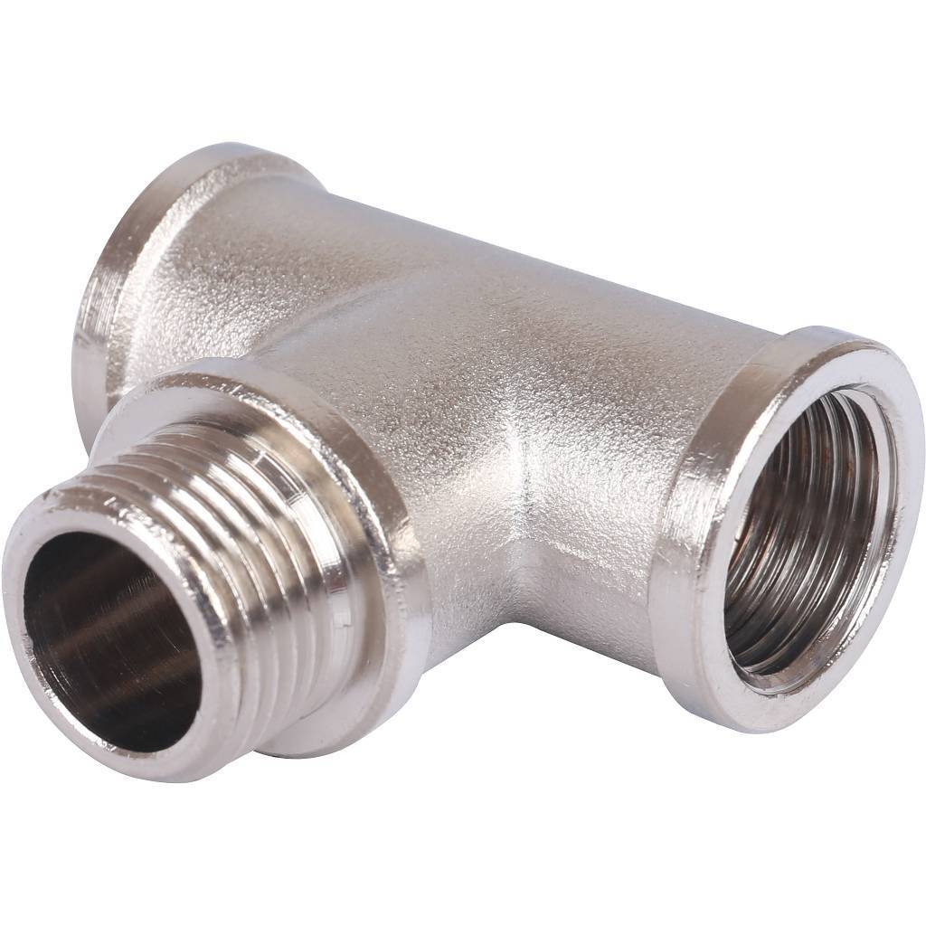 Купить SFT-0065-121212 STOUT  Тройник ВНВ никелированный 1/2"x1/2"x1/2" STOUT по лучшей цене с доставкой - интернет-магазин Прогрессивные решения