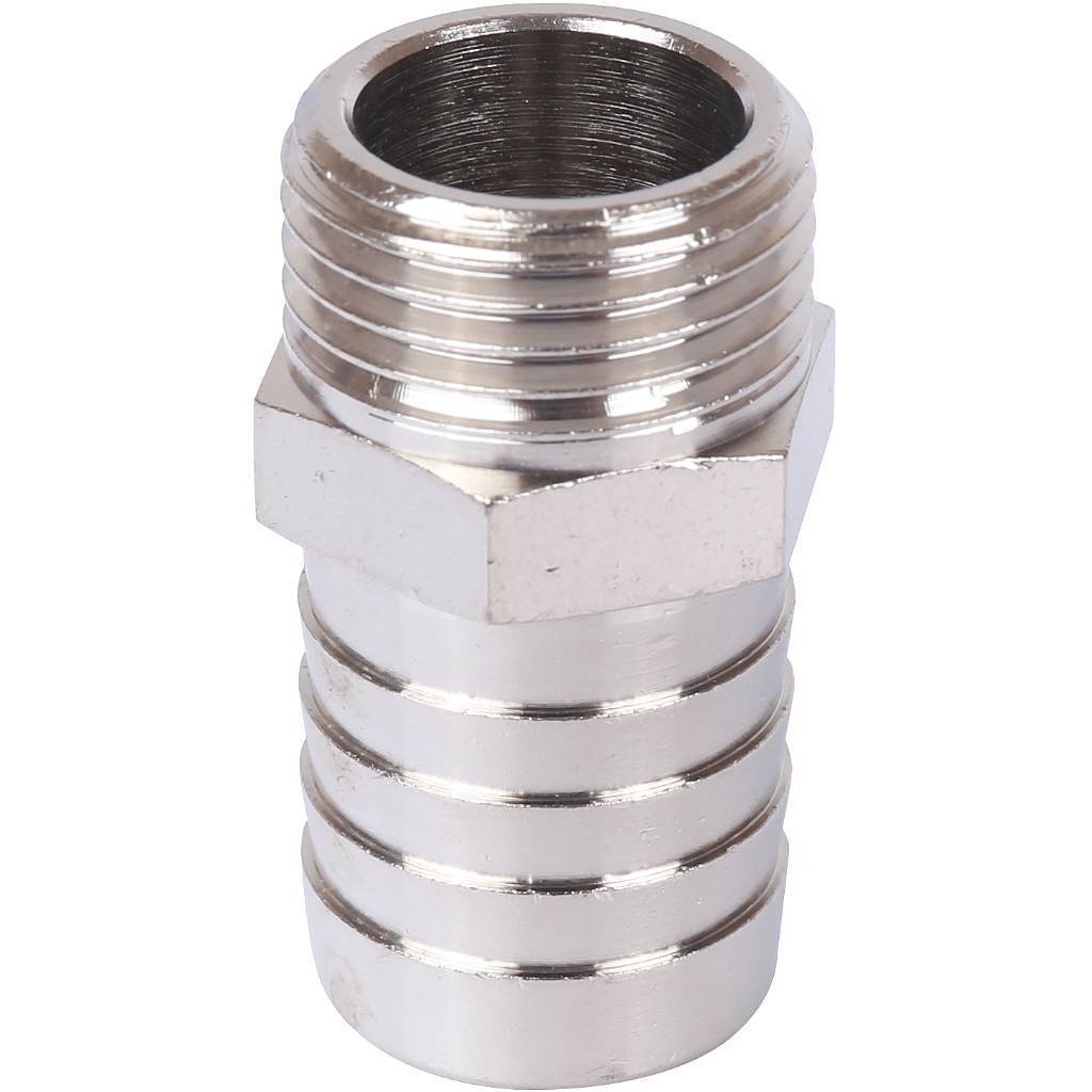 Купить SFT-0067-001220 STOUT  Штуцер НР никелированный 1/2"x20 STOUT по лучшей цене с доставкой - интернет-магазин Прогрессивные решения
