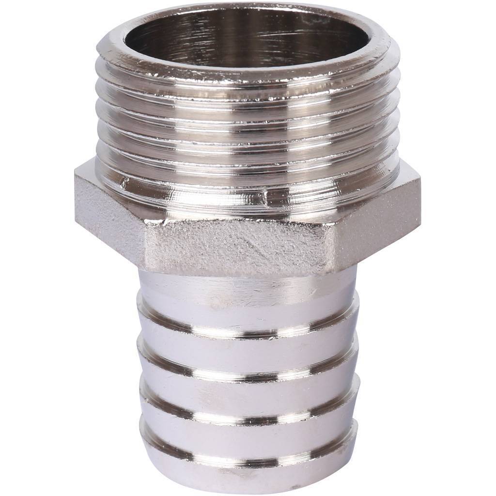 Купить SFT-0067-000125 STOUT  Штуцер НР никелированный 1"x25 STOUT по лучшей цене с доставкой - интернет-магазин Прогрессивные решения