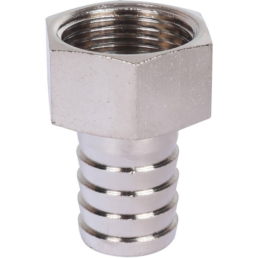 Купить SFT-0066-003420 STOUT  Штуцер ВР никелированный 3/4"x20 STOUT по лучшей цене с доставкой - интернет-магазин Прогрессивные решения