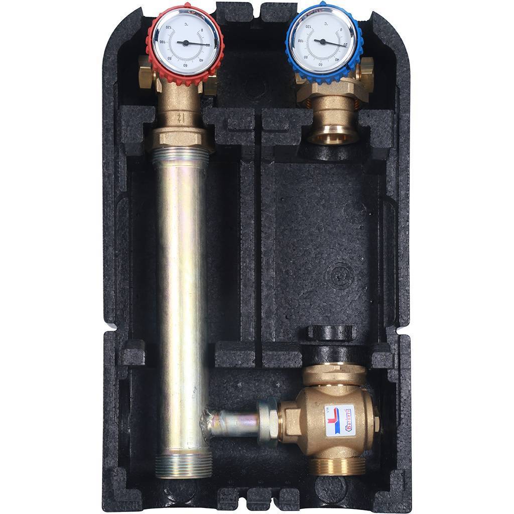 Купить SDG-0015-002501 STOUT SDG-0014 Насосная группа для твердотопливных котлов 1" без насоса STOUT по лучшей цене с доставкой - интернет-магазин Прогрессивные решения
