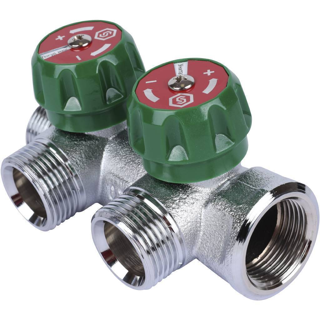 Купить SMB-6850-343402 STOUT  SMB-6850-343402 STOUT Коллектор регулирующий 3/4", 2 отвода 3/4"ЕК STOUT по лучшей цене с доставкой - интернет-магазин Прогрессивные решения