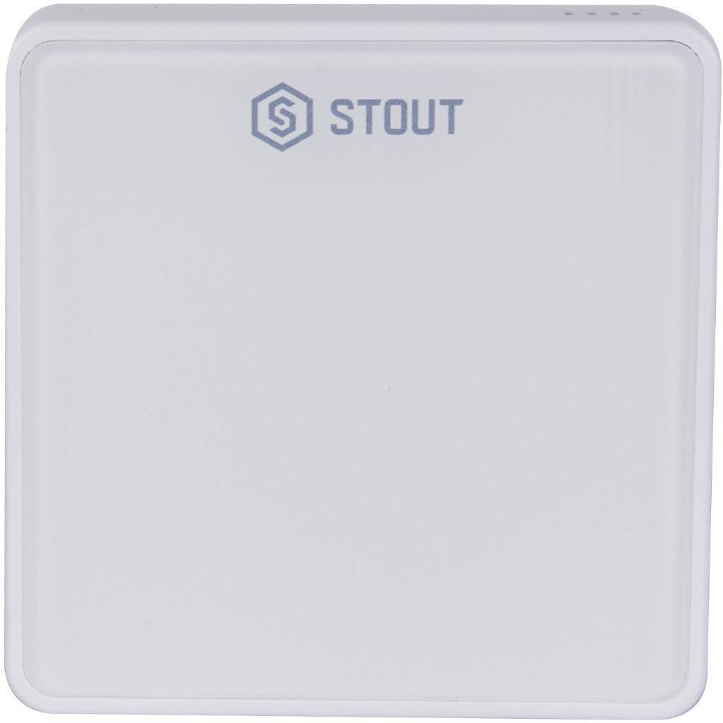 Купить STE-0101-008007 STOUT  Беспроводной датчик температуры пола C-8f, белый STOUT по лучшей цене с доставкой - интернет-магазин Прогрессивные решения