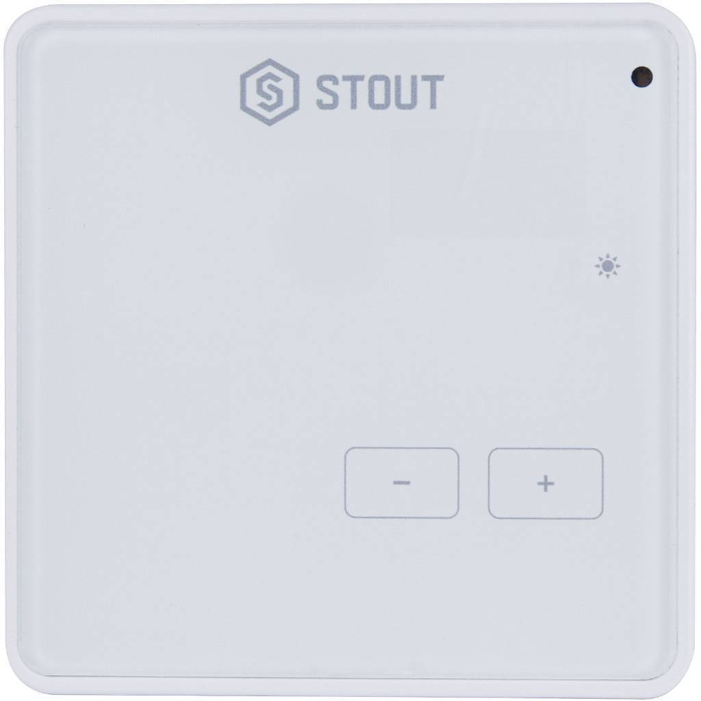 Купить STE-0101-009003 STOUT  Проводной комнатный регулятор R-9z, белый STOUT по лучшей цене с доставкой - интернет-магазин Прогрессивные решения