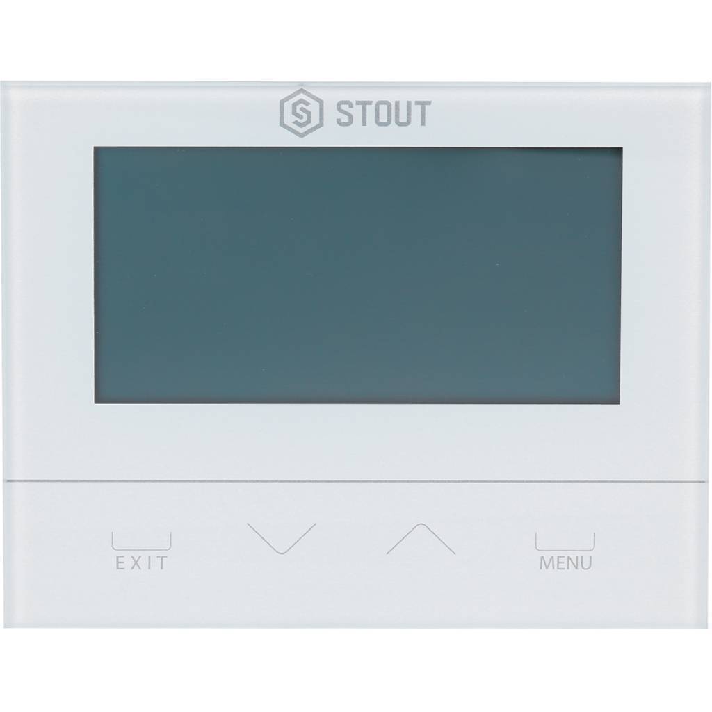 Купить STE-0101-029231 STOUT  Проводной комнатный двухпозиционный регулятор ST-292v3, белый STOUT по лучшей цене с доставкой - интернет-магазин Прогрессивные решения