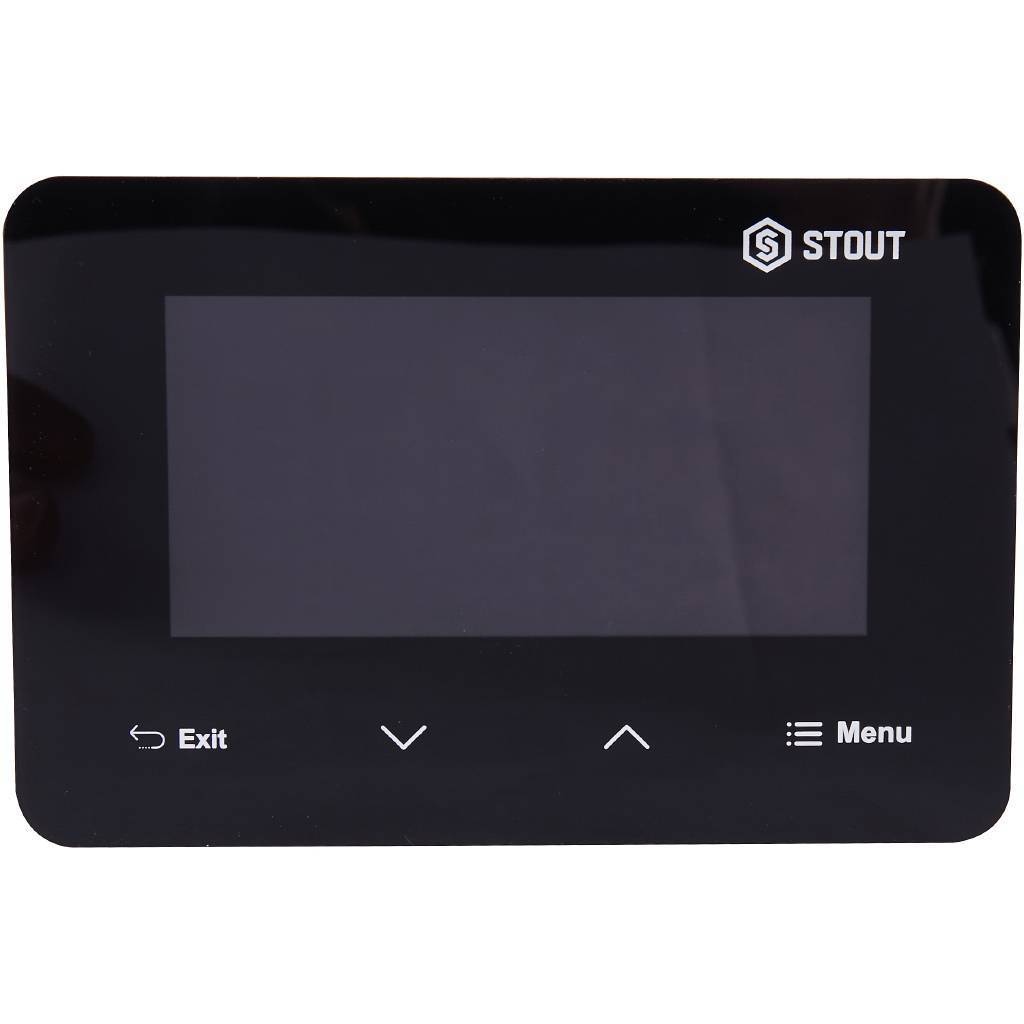 Купить STE-0101-029322 STOUT  Беспроводной комнатный двухпозиционный регулятор ST-293v2, черный STOUT по лучшей цене с доставкой - интернет-магазин Прогрессивные решения