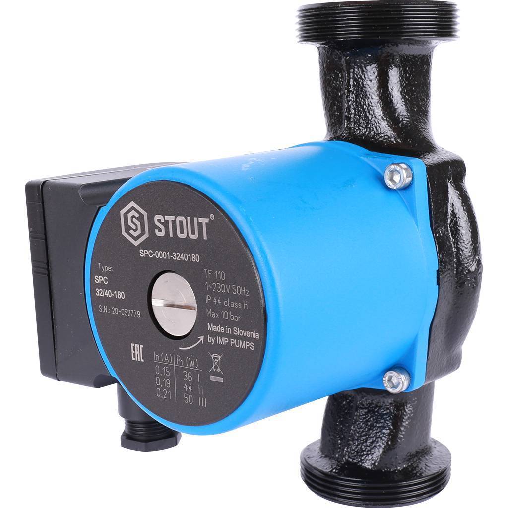 Купить SPC-0001-3240180 STOUT  Насос циркуляционный 32/40-180 STOUT по лучшей цене с доставкой - интернет-магазин Прогрессивные решения
