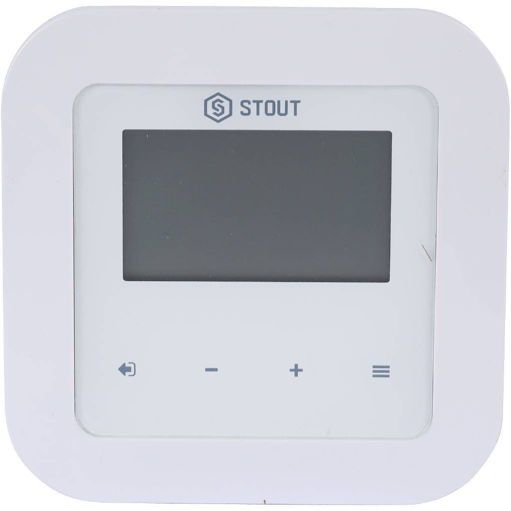 Купить STE-0101-001007 STOUT  Проводной комнатный регулятор RI-1 с RS-связью STOUT по лучшей цене с доставкой - интернет-магазин Прогрессивные решения