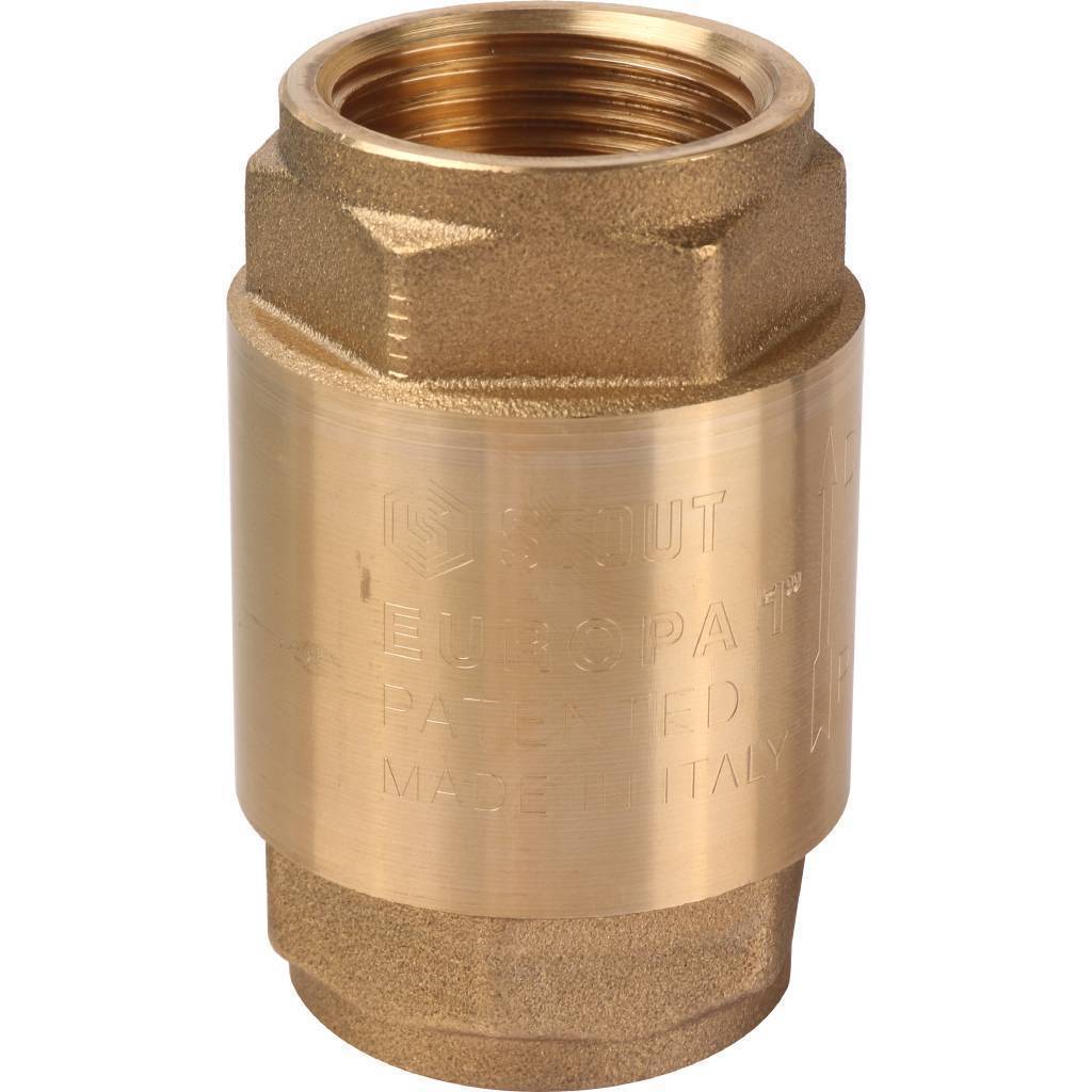Купить SVC-0011-000025 STOUT  1" Клапан обратный пружинный муфтовый с металлическим седлом STOUT по лучшей цене с доставкой - интернет-магазин Прогрессивные решения