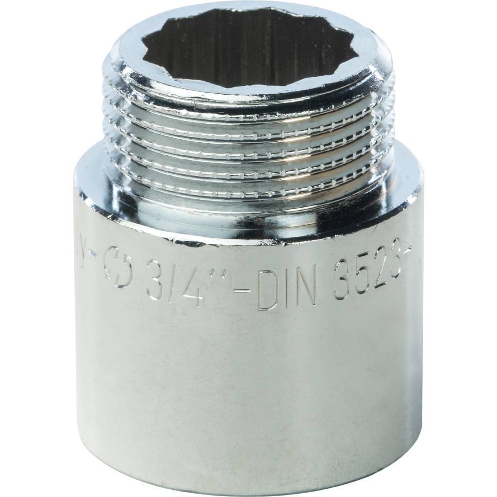 Купить SFT-0002-003425 STOUT  Удлинитель хромированный 3/4X25 STOUT по лучшей цене с доставкой - интернет-магазин Прогрессивные решения