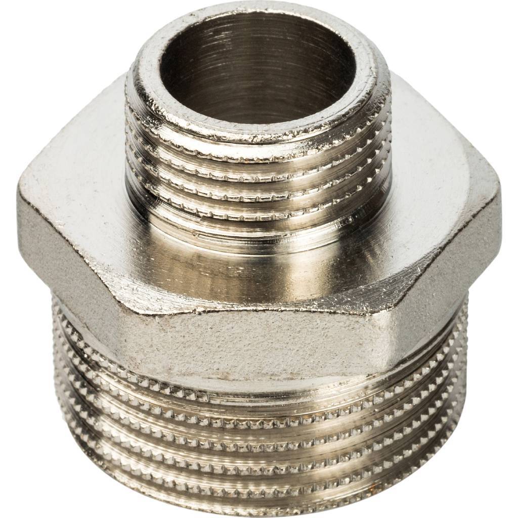 Купить SFT-0004-000112 STOUT  Ниппель НН переходной никелированный 1"X1/2 STOUT по лучшей цене с доставкой - интернет-магазин Прогрессивные решения