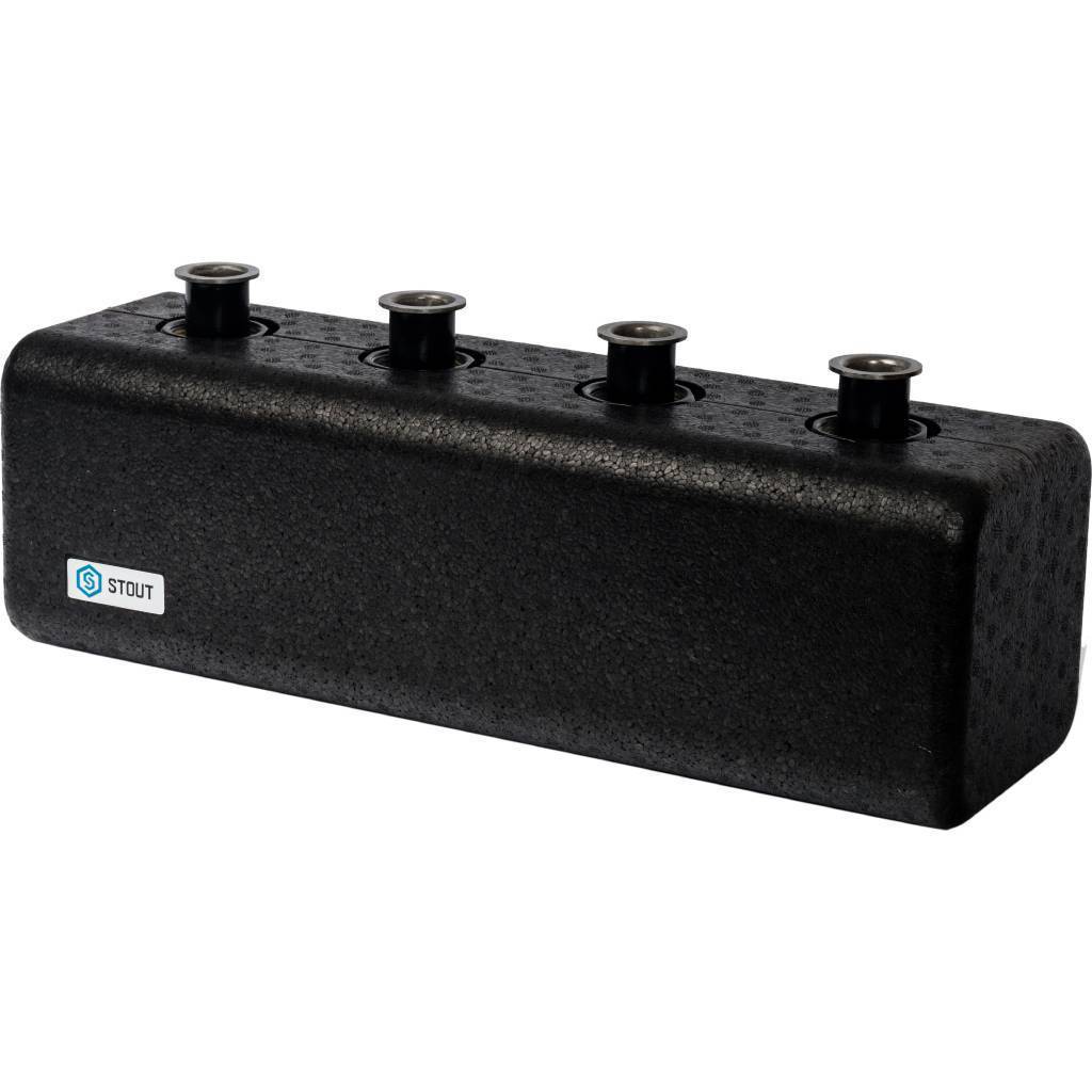 Купить SDG-0018-004002 STOUT SDG-0018 Стальной распределительный коллектор 2 отопительных контура с гидравлическим разделителем DN 25 STOUT по лучшей цене с доставкой - интернет-магазин Прогрессивные решения