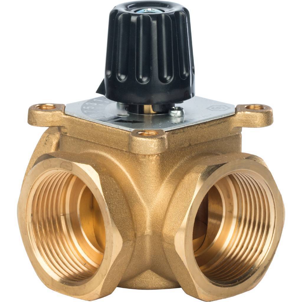 Купить SVM-0003-013201 STOUT трехходовой смесительный клапан 1 1/4" KVs 15 STOUT по лучшей цене с доставкой - интернет-магазин Прогрессивные решения