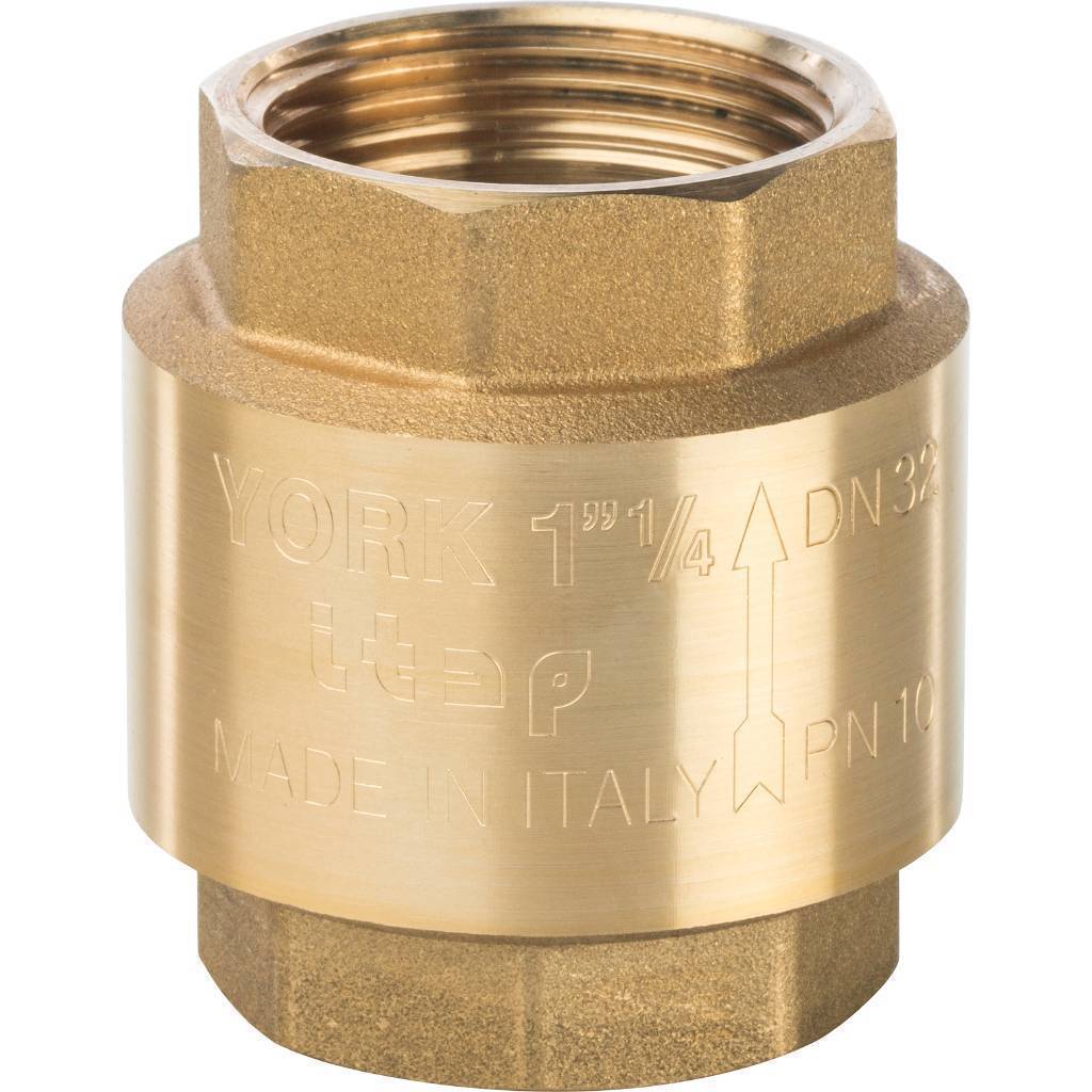 Купить SVC-0002-000032 STOUT  1 1/4" Клапан обратный пружинный муфтовый с пластиковым седлом STOUT по лучшей цене с доставкой - интернет-магазин Прогрессивные решения
