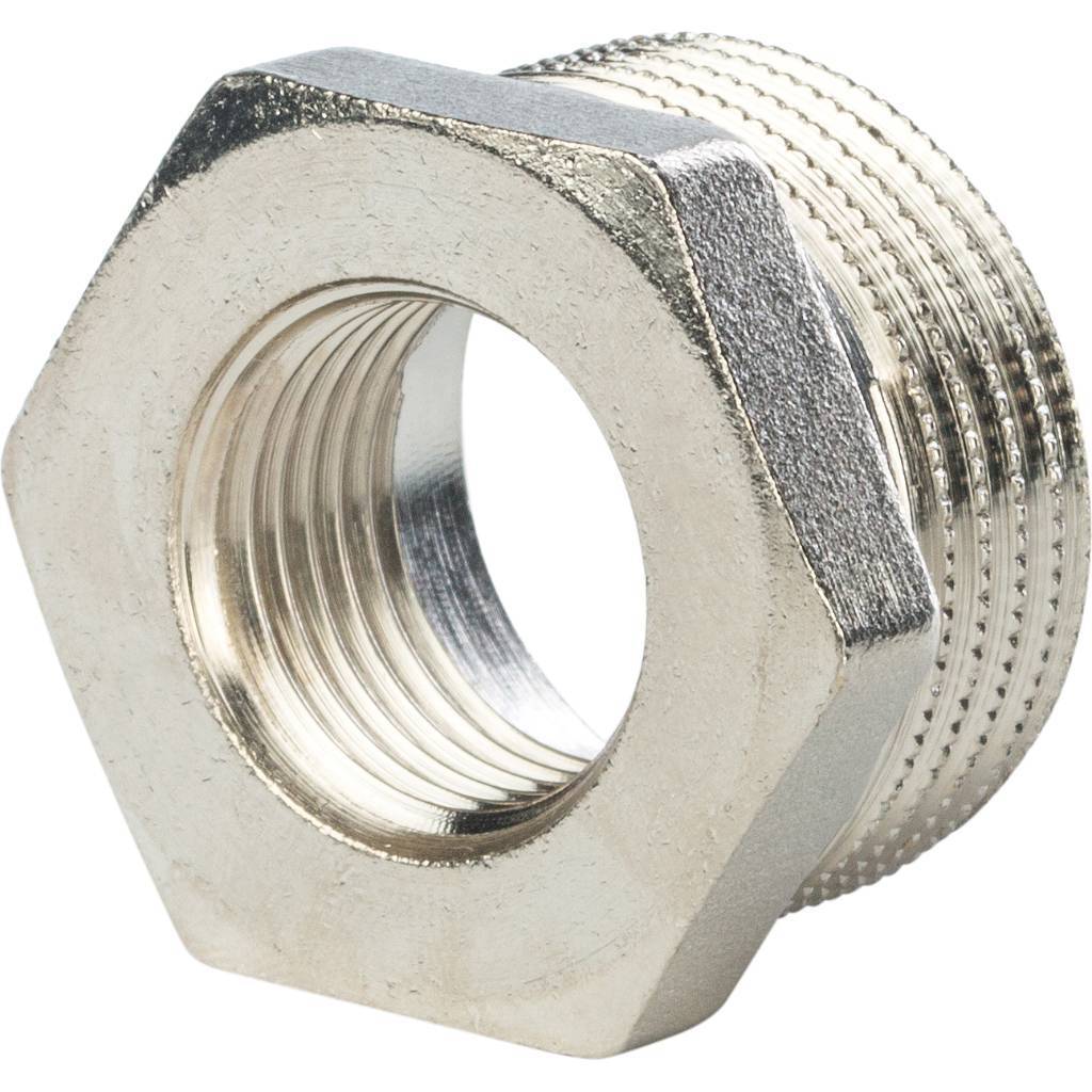 Купить SFT-0029-000234 STOUT  Футорка никелированная 2"X3/4" STOUT по лучшей цене с доставкой - интернет-магазин Прогрессивные решения