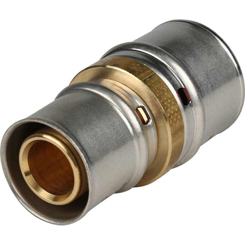 Купить SFP-0004-003226 STOUT   Муфта соединительная переходная 32х26 для металлопластиковых труб прессовой STOUT по лучшей цене с доставкой - интернет-магазин Прогрессивные решения