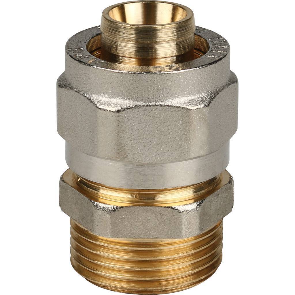 Купить SFS-0001-003420 STOUT   Переходник с наружной резьбой 3/4"х20 для металлопластиковых труб винтовой STOUT по лучшей цене с доставкой - интернет-магазин Прогрессивные решения