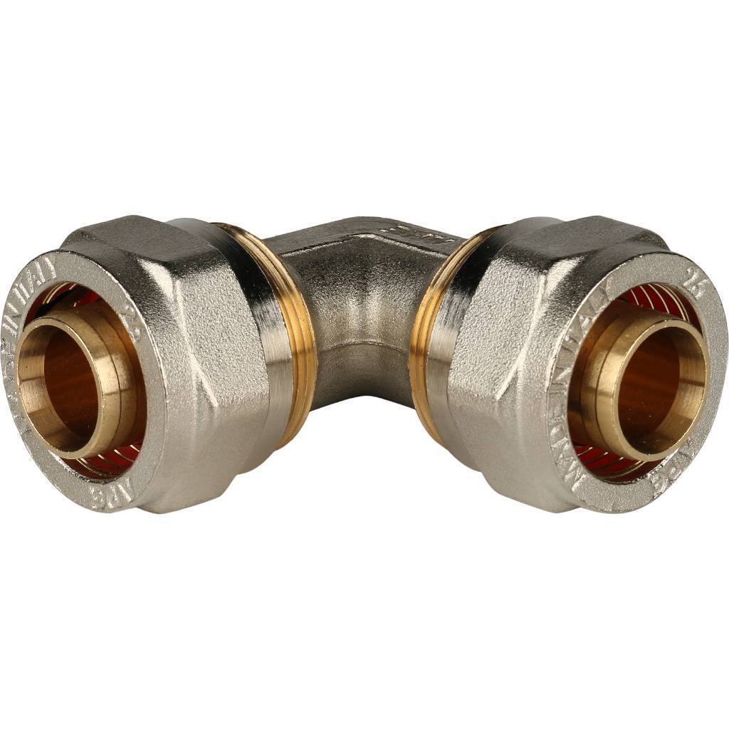 Купить SFS-0003-002626 STOUT   Угольник  90° 26х26 для металлопластиковых труб винтовой STOUT по лучшей цене с доставкой - интернет-магазин Прогрессивные решения