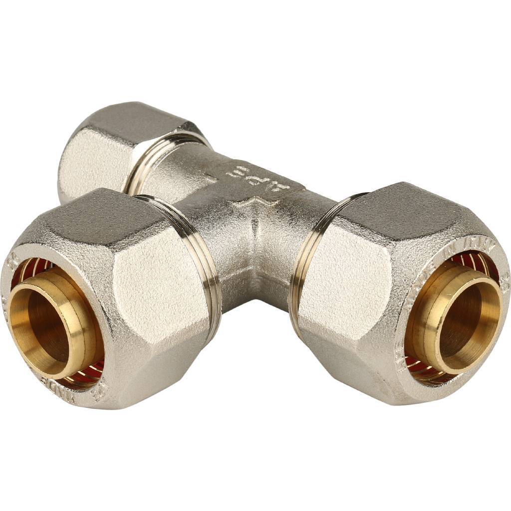 Купить SFS-0010-262620 STOUT   Тройник переходной 26х26х20 для металлопластиковых труб винтовой STOUT по лучшей цене с доставкой - интернет-магазин Прогрессивные решения