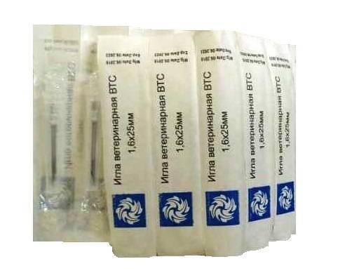 Игла одноразовая ВТС 1,6х25 Luer-Lock 100 шт/уп.(201625) Прогрессивные решения 201625 по лучшей цене с доставкой - интернет-магазин Прогрессивные решения