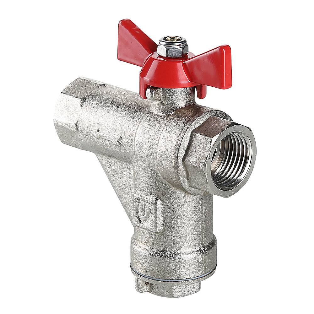 Купить Кран шаровой со встроенным прямым фильтром VALTEC по лучшей цене с доставкой - интернет-магазин Прогрессивные решения