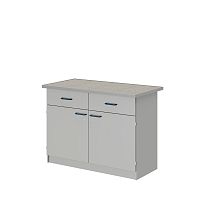 Стол лабораторный ЛАБ-PRO 120.65.90 на опорных тумбах, рабочая поверхность – KG-ESS ЛОиП  по лучшей цене с доставкой - интернет-магазин Прогрессивные решения