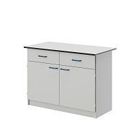 Стол лабораторный ЛАБ-PRO 120.65.90 на опорных тумбах, рабочая поверхность – C20 ЛОиП  по лучшей цене с доставкой - интернет-магазин Прогрессивные решения