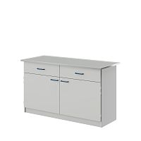 Стол лабораторный ЛАБ-PRO 150.65.90 на опорных тумбах, рабочая поверхность – HPL/эпокси-бортик ЛОиП  по лучшей цене с доставкой - интернет-магазин Прогрессивные решения